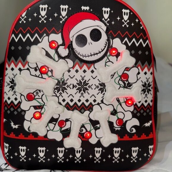 Nightmare Before Christmas Light Up Mini Back Pack